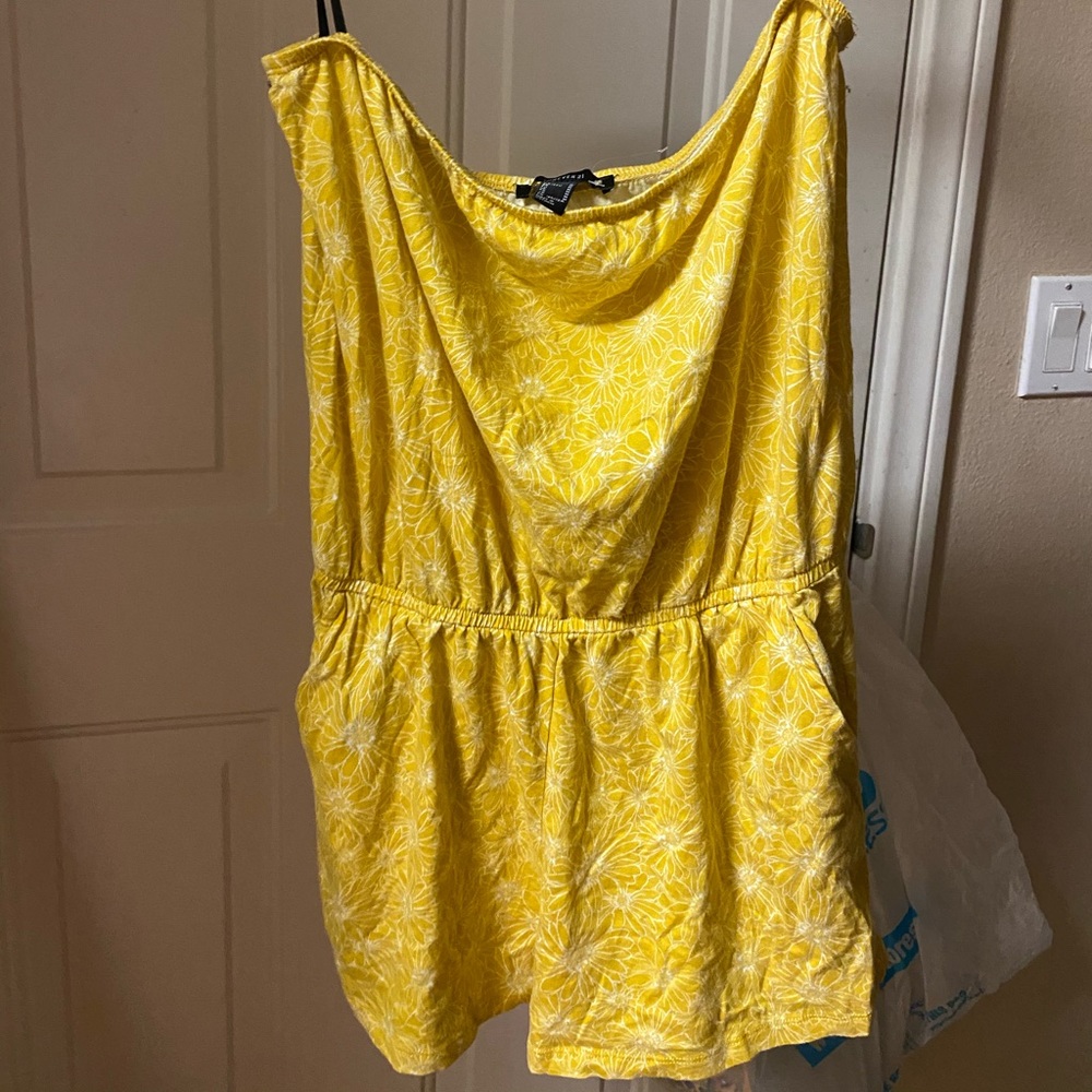 yellow romper